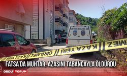 Fatsa’da Muhtar, Azasını Tabancayla Öldürdü