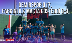 Demirspor U17, Farkını İlk Maçta Gösterdi 0-3