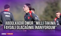 Abdülkadir Ömür ''Milli Takıma Faydalı Olacağıma İnanıyordum''