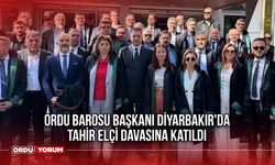 Ordu Barosu Başkanı Diyarbakır'da Tahir Elçi Davasına Katıldı