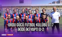 Ordu Gücü Futbol Kulübü U17, İkide İki Yaptı 0-2