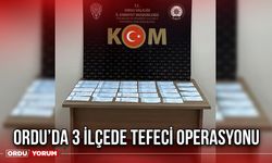 Ordu’da 3 İlçede Tefeci Operasyonu