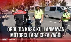 Ordu’da Kask Kullanmayan Motorculara Ceza Yağdı