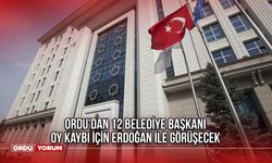 Ordu'dan 12 Belediye Başkanı Oy Kaybı İçin Erdoğan İle Görüşecek