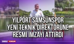 Yılport Samsunspor Yeni Teknik Direktörüne Resmi İmzayı Attırdı