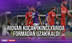 Rıdvan Koçak İkinci Yarıda Formadan Uzak Kaldı