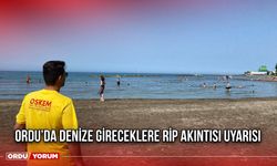 Ordu’da Denize Gireceklere Rip Akıntısı Uyarısı