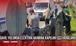 Sahil Yolunda Elektrik Akımına Kapılan İşçi Yaralandı