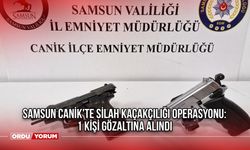 Samsun Canik'te Silah Kaçakçılığı Operasyonu: 1 Kişi Gözaltına Alındı