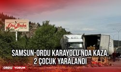 Samsun-Ordu Karayolu'nda Kaza: 2 Çocuk Yaralandı