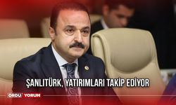 Şanlıtürk, yatırımları takip ediyor