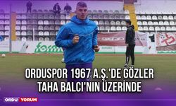 Orduspor 1967 A.Ş.'de Gözler Taha Balcı'nın Üzerinde