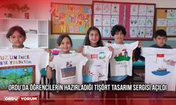 Ordu’da Öğrencilerin Hazırladığı Tişört Tasarım Sergisi Açıldı