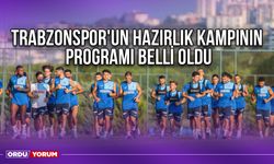 Trabzonspor'un Hazırlık Kampının Programı Belli Oldu