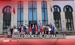 Ordulu Öğrencilere TUBİTAK Ödülü