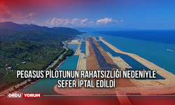 Pegasus Pilotunun Rahatsızlığı Nedeniyle Sefer İptal Edildi!