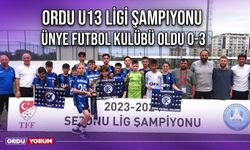 Ordu U13 Ligi Şampiyonu Ünye Futbol Kulübü Oldu 0-3