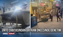 Ünye zabıtasından bayram öncesinde denetim