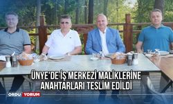 Ünye'de İş Merkezi Maliklerine Anahtarları Teslim Edildi