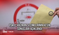 YSK, 2 Haziran seçimlerinin kesin sonuçları açıklandı