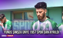 Yunus Şimşek Ünye 1957 Spor'dan Ayrıldı