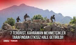 7 Terörist, Kahraman Mehmetçikler Tarafından Etkisiz Hale Getirildi!