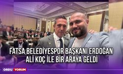 Fatsa Belediyespor Başkanı Erdoğan, Ali Koç İle Bir Araya Geldi
