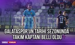 Galataspor'un Tarihi Sezonunda Takım Kaptanı Belli Oldu