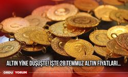 Altın Yine Düşüşte! İşte 28 Temmuz Altın Fiyatları…