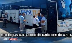 Altınordu'da Seyahat Acentelerine Faaliyet Denetimi Yapıldı