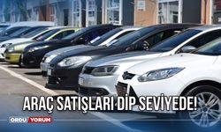 Araç Satışları Dip Seviyede!