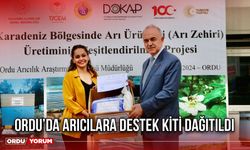 Ordu’da Arıcılara Destek Kiti Dağıtıldı