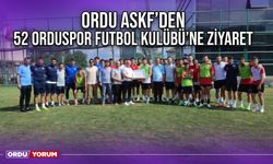 Ordu Askf’den 52 Orduspor Futbol Kulübü’ne Ziyaret