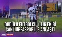 Ordulu Futbolcu 1.Lig Ekibi Şanlıurfaspor ile Anlaştı