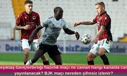 Beşiktaş Gençlerbirliği hazırlık maçı ne zaman hangi kanalda canlı yayınlanacak? BJK maçı nereden şifresiz izlenir?