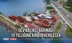 Dev balıkçı barınağı 10 yıllığına kiraya verilecek