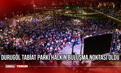 Durugöl Tabiat Parkı Halkın Buluşma Noktası Oldu