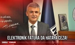 Elektronik Fatura da Hataya Ceza!