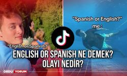 English or spanish ne demek? Olayı nedir?