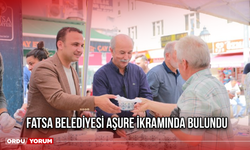 Fatsa Belediyesi Aşure İkramında Bulundu