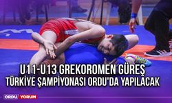 U11-U13 Grekoromen Güreş Türkiye Şampiyonası Ordu'da Yapılacak