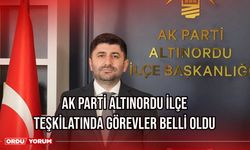 Ak Parti Altınordu İlçe Teşkilatında Görevler Belli Oldu