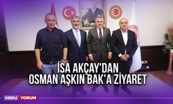 İsa Akçay'dan Osman Aşkın Bak'a Ziyaret