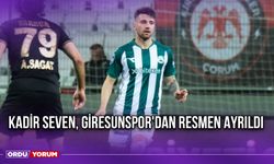 Kadir Seven Giresunspor'dan Resmen Ayrıldı