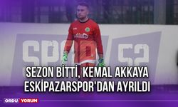 Sezon Bitti, Kemal Akkaya Eskipazarspor'dan Ayrıldı