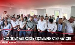 Kısacık Mahallesi Köy Yaşam Merkezine Kavuştu