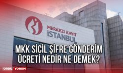 MKK sicil şifre gönderim ücreti nedir ne demek?