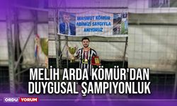 Melih Arda Kömür'dan Duygusal Şampiyonluk