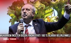 Muharrem İnce: En düşük fındık fiyatı 160 TL olarak belirlenmeli