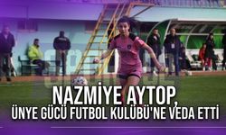 Nazmiye Aytop, Ünye Gücü Futbol Kulübü'ne Veda Etti